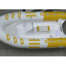 Barco para 6 pessoas, barco com costela de 4 m, barco inflável de fibra de vidro para o litoral com CE China